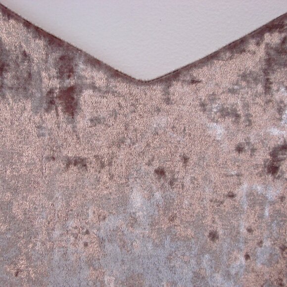 Polly & Esther Velvet Mini Slip Dress Spaghetti Straps Bodycon Party Medium - Picture 11 of 16
